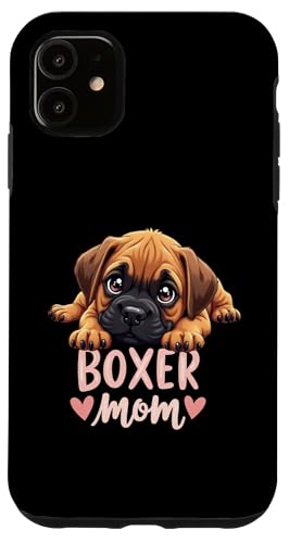 Boxer Mama Hund Boxer Hund Mama Cute Puppy Hülle für iPhone 11 von Boxer Dog Fun Designs