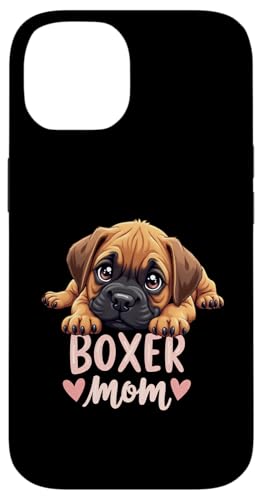 Boxer Mama Hund Boxer Hund Mama Cute Puppy Hülle für iPhone 14 von Boxer Dog Fun Designs