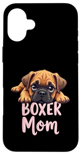 Boxer Mama Hund Boxer Hund Mama Cute Puppy Hülle für iPhone 16 Plus von Boxer Dog Fun Designs
