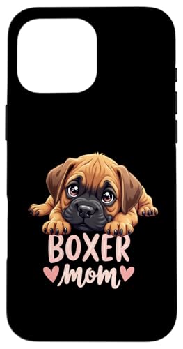 Boxer Mama Hund Boxer Hund Mama Cute Puppy Hülle für iPhone 16 Pro Max Boxer Mama Hund Boxer Hund Mama Cute Puppy Hülle für iPhone 16 Pro Max von Boxer Dog Fun Designs