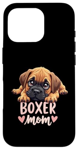 Boxer Mama Hund Boxer Hund Mama Cute Puppy Hülle für iPhone 16 Pro von Boxer Dog Fun Designs