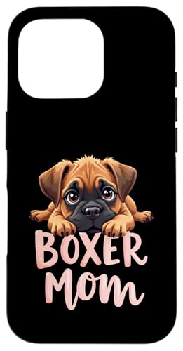Boxer Mama Hund Boxer Hund Mama Cute Puppy Hülle für iPhone 16 Pro von Boxer Dog Fun Designs