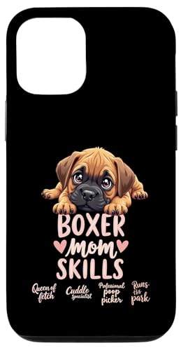 Lustiger Boxer Mama Hund Boxer Mama Humor Zitat Hülle für iPhone 12/12 Pro von Boxer Dog Fun Designs