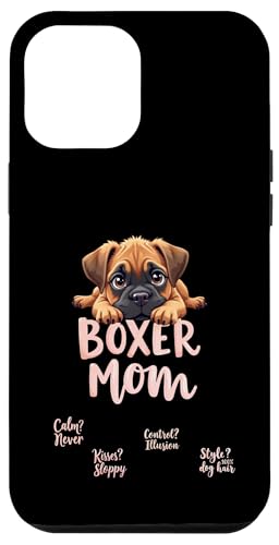Lustiger Boxer Mama Hund Boxer Mama Humor Zitat Hülle für iPhone 12 Pro Max von Boxer Dog Fun Designs