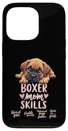 Lustiger Boxer Mama Hund Boxer Mama Humor Zitat Hülle für iPhone 13 Pro von Boxer Dog Fun Designs
