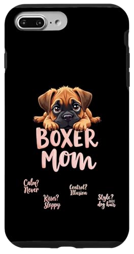 Lustiger Boxer Mama Hund Boxer Mama Humor Zitat Hülle für iPhone 7 Plus/8 Plus von Boxer Dog Fun Designs