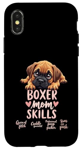 Lustiger Boxer Mama Hund Boxer Mama Humor Zitat Hülle für iPhone X/XS Lustiger Boxer Mama Hund Boxer Mama Humor Zitat Hülle für iPhone X/XS von Boxer Dog Fun Designs