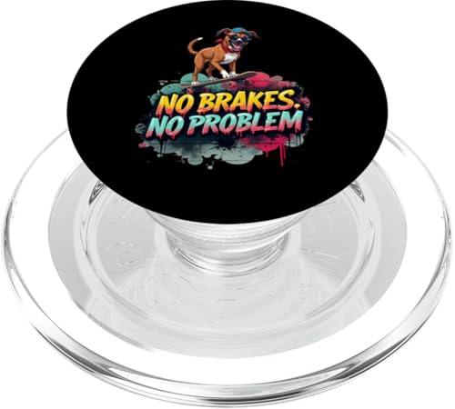 Lustiges Skateboard-Geschenk für Boxer-Hundebesitzer PopSockets PopGrip für MagSafe Lustiges Skateboard-Geschenk für Boxer-Hundebesitzer PopSockets PopGrip für MagSafe von Boxer Dog Fun Designs