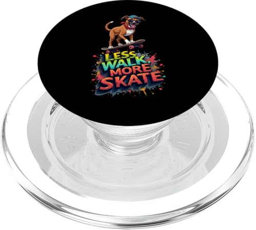 Lustiges Skateboard-Geschenk für Boxer-Hundebesitzer PopSockets PopGrip für MagSafe Lustiges Skateboard-Geschenk für Boxer-Hundebesitzer PopSockets PopGrip für MagSafe von Boxer Dog Fun Designs