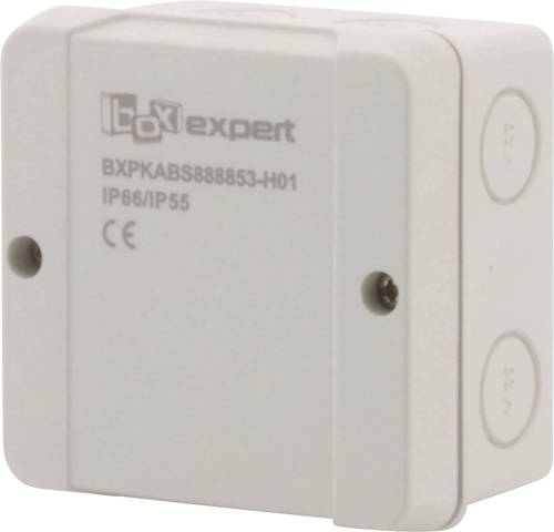 Boxexpert BXPKABS888853-H01 Installations-Gehäuse 88 x 88 x 53 ABS Lichtgrau 10St. von Boxexpert