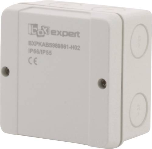 Boxexpert BXPKABS989861-H02 Installations-Gehäuse 98 x 98 x 61 ABS Lichtgrau 10St. von Boxexpert
