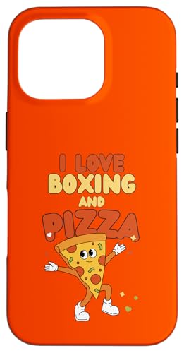 Box-Design, "I Love Boxing And Pizza" Hülle für iPhone 16 Pro von Boxing Stuff