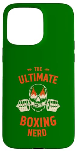Der ultimative Box-Nerd, Flaming Skull Barbell Hülle für iPhone 15 Pro Max Der ultimative Box-Nerd, Flaming Skull Barbell Hülle für iPhone 15 Pro Max von Boxing Stuff