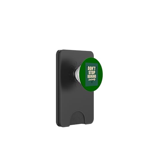 Hör nicht auf zu boxen, ernsthaft - Motivierend PopSockets PopWallet für MagSafe von Boxing Stuff