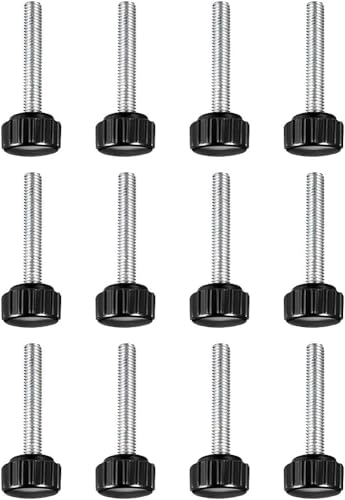Boxonly Rändelschraube für Säge, Bohrmaschine, Drehmaschine und Fräsvorrichtungen, Verpackungsmaschinen, Druckgeräte, Klemmknöpfe, Handschraube, M5 x 30 mm, 12 Stück Boxonly Rändelschraube für Säge, Bohrmaschine, Drehmaschine und Fräsvorrichtungen, Verpackungsmaschinen, Druckgeräte, Klemmknöpfe, Handschraube, M5 x 30 mm, 12 Stück von Boxonly