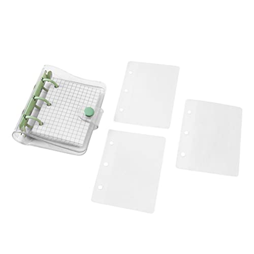 Boxwizard Binder Taschen Mini transparente 3-Ring Ordnerhüllen mit gerasterter Innenseite und Ordnertaschen Loseblatt Notizbuchordner Klarer PVC Ordnerdeckel Druckknopf Boxwizard Binder Taschen Mini transparente 3-Ring Ordnerhüllen mit gerasterter Innenseite und Ordnertaschen Loseblatt Notizbuchordner Klarer PVC Ordnerdeckel Druckknopf von Boxwizard