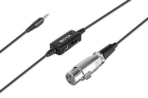 BOYA BY-BCA6 XLR-Kabel für mobile Geräte, 6m, Schwarz BOYA BY-BCA6 XLR-Kabel für mobile Geräte, 6m, Schwarz von BOYA