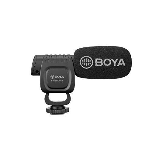 BOYA Compact Shotgun Richtungskondensator-Mikrofon für DSLR-Kameras, Camcorder, Audiorecorder von Boya