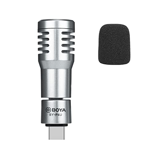 Boya Typ-C Mikrofon Android, BY-P4U Mini USB-C Mikrofon Telefon Mikrofon für Android/Laptop/mit Typ-C Geräten, für Samsung Huawei YouTube, Vlogging, Live Stream, Video Record Boya Typ-C Mikrofon Android, BY-P4U Mini USB-C Mikrofon Telefon Mikrofon für Android/Laptop/mit Typ-C Geräten, für Samsung Huawei YouTube, Vlogging, Live Stream, Video Record von BOYA