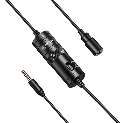 Boya by-M1 Professionelles omnidirektionales Mikrofon für Spiegelreflexkameras Canon Nikon Sony, iPhone, Android, Samsung von BOYA