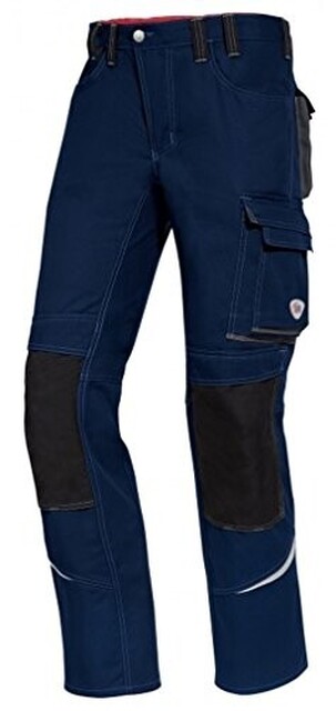 Bp Komfort-Arbeitshose Mit Reflex Und Kniepolstertaschen Gr. 62N Blau von Bp