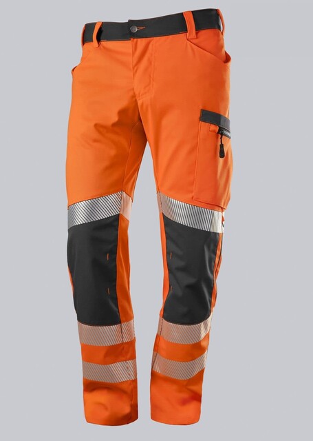 Bp? Leichte Warnschutz-Stretch -Hose Mit Knietaschen, Warnora von Bp?