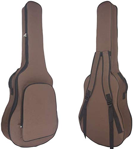 Bprtcra 40 41 Zoll Akustikgitarrentasche, Wasserdichte Gitarrentasche 6Mm Polsterung mit Rückenbügelschlaufe Große Tasche Schulter Verdickte Gitarrentasche (Type B) von Bprtcra