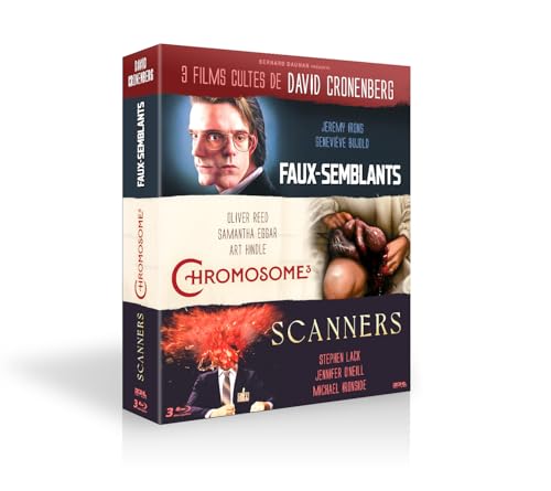 3 films cultes de david cronenberg : scanners + chromosome 3 + faux semblants [Blu-ray] [FR Import] von Bqhl