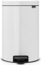 Brabantia 111846 Mülleimer 20 l Rund Weiß (11 18 46) von Brabantia