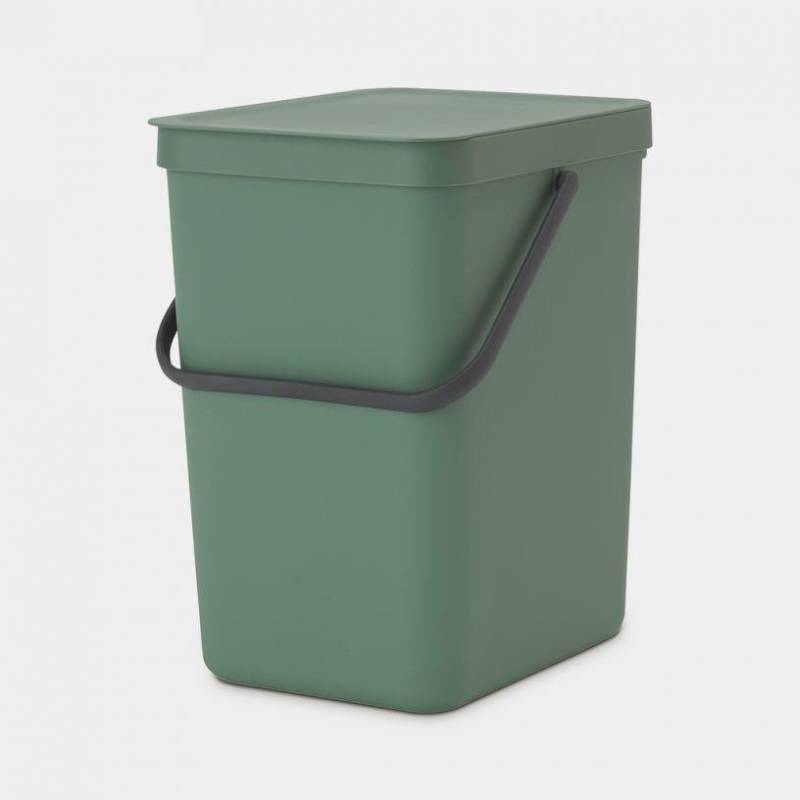 Brabantia 129964 Mülleimer 25 l Rechteckig Kunststoff Grün (129964) von Brabantia