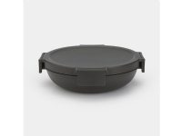 Brabantia Make & Take, Brotdose, Erwachsener, Grau, Kunststoff, Monochromatisch, Rund Brabantia Make & Take, Brotdose, Erwachsener, Grau, Kunststoff, Monochromatisch, Rund von Brabantia