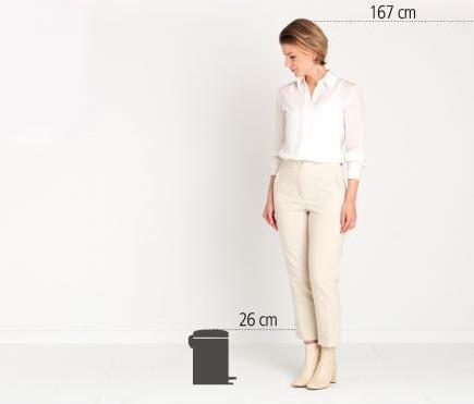 Brabantia NewIcon - 3 l - Rund - Beige - Belgien - 16,8 cm - 168 mm (202582) von Brabantia