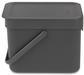 Brabantia Sort & Go Behälter 6l Dark Grey (109720) von Brabantia