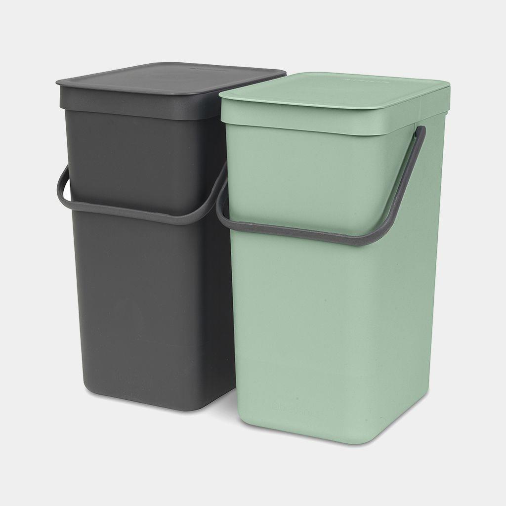 Brabantia Sort & Go Rechteckig Kunststoff Grün - Grau (214462) von Brabantia