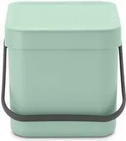 Brabantia Sort & Go Waste Bin 6 l 1 Korb/Körbe Grün (211768) von Brabantia