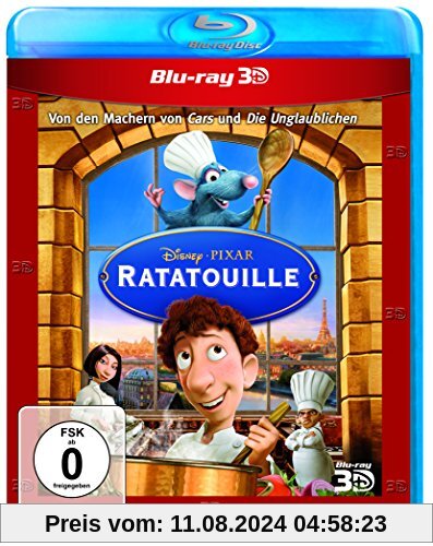 Ratatouille - 3D Superset (3D BD + 2D BD) [3D Blu-ray] von Brad Bird