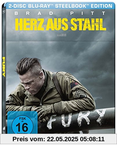 Herz aus Stahl - Steelbook [Blu-ray] von Brad Pitt