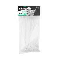 Bradas TS1148350N Kabelbinder transparent 100 Stück - Kabelbinder (transparent, 1 Kopf), CE, PAHs, 35 cm, 4,8 mm, 100 Stück (s) von Bradas
