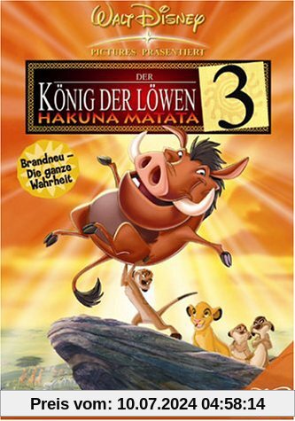 Der König der Löwen 3: Hakuna Matata (2 DVDs) von Bradley Raymond