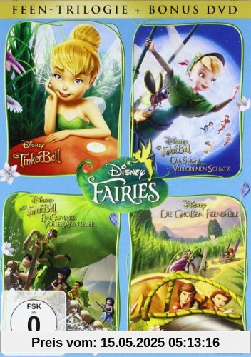 TinkerBell - Feen-Trilogie (inkl. Die Großen Feen-Spiele) [4 DVDs] von Bradley Raymond