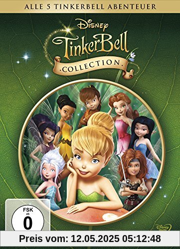 Tinkerbell Collection - Alle 5 Tinkerbell Abenteuer (Geschenkbox, 5 Discs) von Bradley Raymond