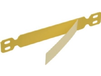 BRADY Laminatbalken gelbes Markierungsfeld 130x15mm, gesamt 178x15mm1 Packung mit 50 Stück von Brady