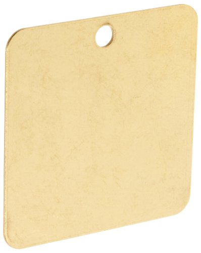 Brady 23213 5,1 cm Durchmesser b-907 Messing rund blanko Messing Ventil Tags (25 Stück) von Brady