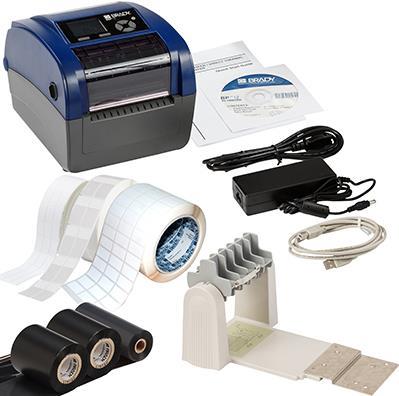 Brady BBP12 Etikettendrucker Direkt Wärme/Wärmeübertragung 300 x 300 DPI Kabelgebunden D2 (BBP12-EU+UNWINDER) von Brady