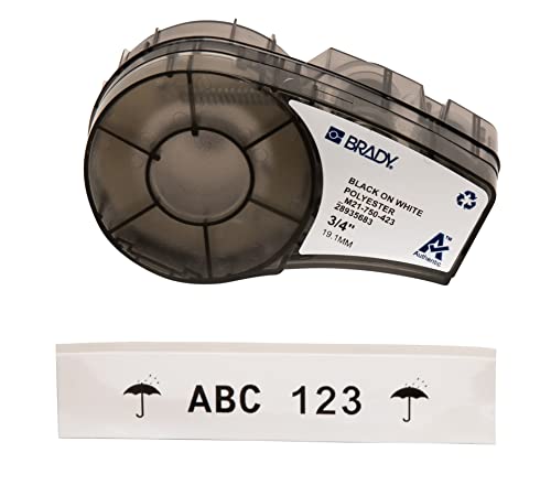 Brady M21-750-423 Tape for Lab Pal, Polyester, 19.1 mm, White Brady M21-750-423 Tape for Lab Pal, Polyester, 19.1 mm, White von Brady