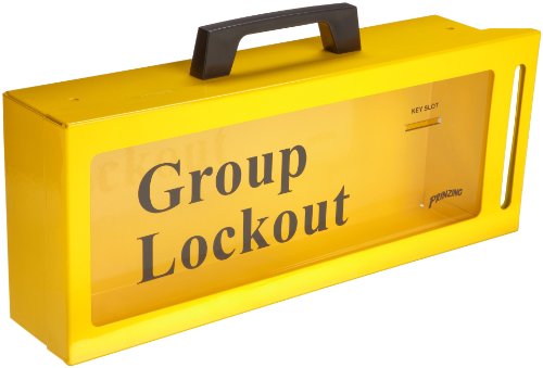 Brady PRINZING Portable/Wall Group Lockout Box, Metal 10 Padlock Wall Lock Box von Brady