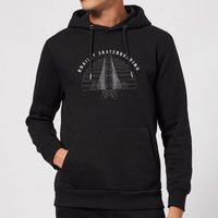 Braille Skateboarding Limited Edition Bridge Sunset Hoodie - Black - L von Braille