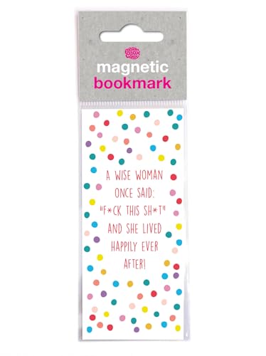 Brainbox Candy Lustiges, unhöfliches magnetisches Lesezeichen "A Wise Woman", perfektes Geburtstagsgeschenk für Frauen, Freunde, Buchliebhaber, Bücherwürmer, Strumpffüller Brainbox Candy Lustiges, unhöfliches magnetisches Lesezeichen "A Wise Woman", perfektes Geburtstagsgeschenk für Frauen, Freunde, Buchliebhaber, Bücherwürmer, Strumpffüller von Brainbox Candy