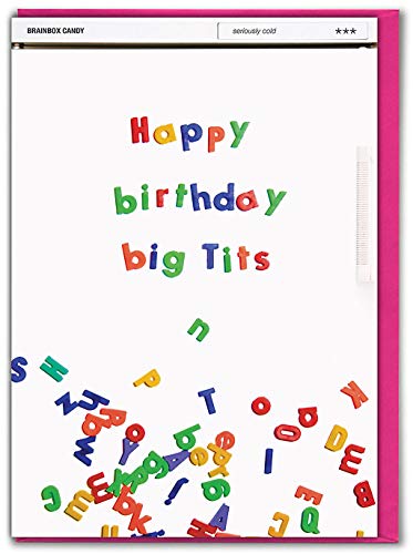 Brainbox Candy Happy Birthday Big Tits Grußkarte Brainbox Candy Happy Birthday Big Tits Grußkarte von Brainbox Candy