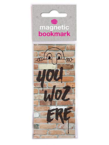 Lustiges magnetisches Lesezeichen"You Woz Ere" von Brainbox Candy